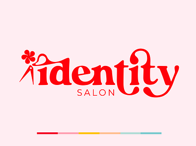 Identity Salon: Retro Wordmark branding design font gender graphic design identity lbgtqia logo midcentury retro salon type vintage wordmark