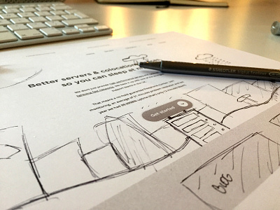 Velox Sketches concept sketch wireframe