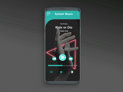 splash music app design