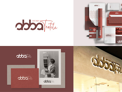 ABBA TEXTILE branding corporate identity logo logos