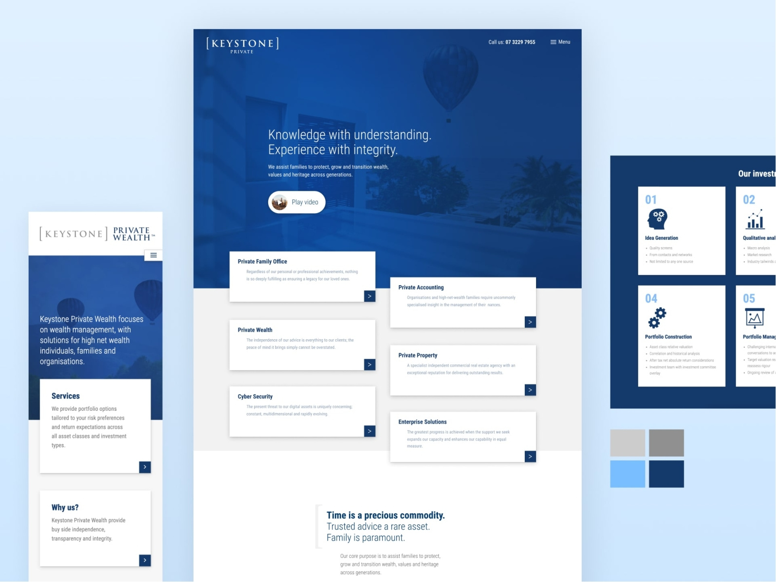 Keystone site by Jed on Dribbble