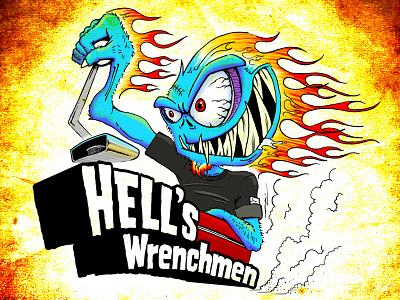 Hell's Wrenchmen illustration ratfink