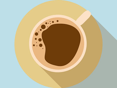 Cup of Latte illustration vector