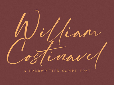 William Costinavel Script Font