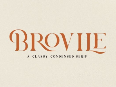 Brovile - A Classy Serif