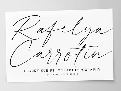 Rafelya Carrotin Script Font