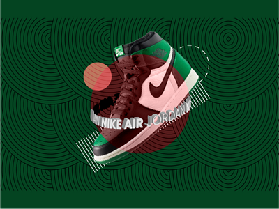 Nike Air Jordan design logo minimal vector