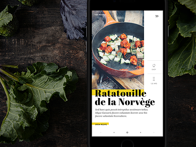 A seat at the chefs table app cookbook cooking cuisine food kitchen mobile ui ux