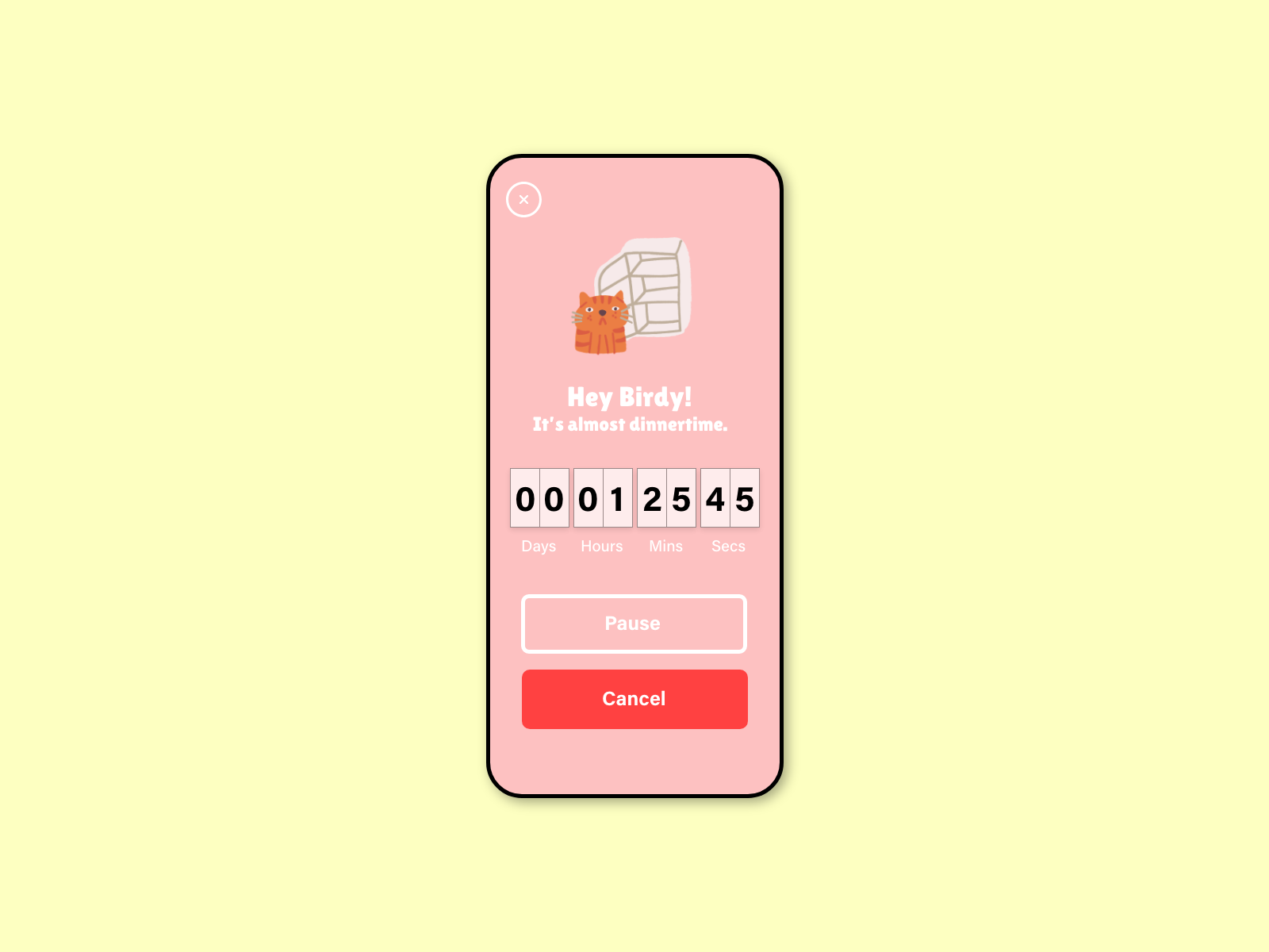 design challenge, timer by Vincent Susa on Dribbble