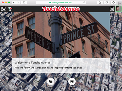 Touché Avenue touché web app