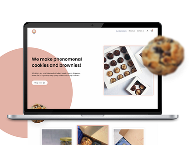 The best brownies and cookies you’ll ever have. bakery website brand design branding browny website cookies website design graphic design landing page mockup prototype user experience user interface user interface design web design web interface web mockup webdesigner website