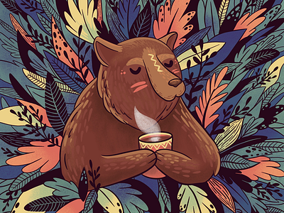 Icon Design - Tunnel Bear by Sreerag AG on Dribbble