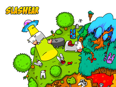 Slashear World 2 bunny game kickstarter slashear