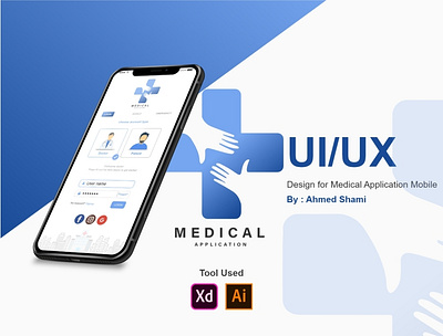 Free UI PSD Medical Application Login UI Design app application branding clinic hospital medical medical app mobile mobile app mobile ui ui ux vector xd design