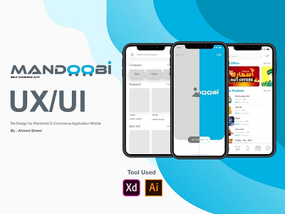 Ui/UX E-Commerce Mandoobi Application Mobile