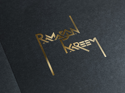 "Ramadan Kareem" logo logidesignminimal ramadan