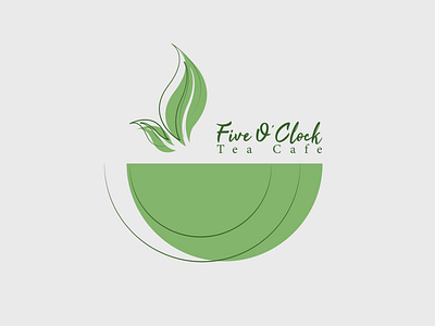 Logo Design for "Five O'Clock Tea Cafe"