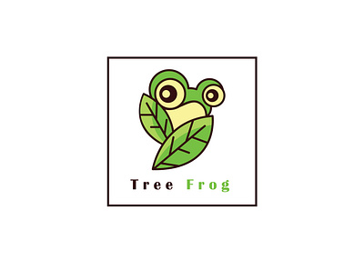 Logo Concept for Tree Frog branding branding design corporate design design illustration logo logo design minimal minimal design vector