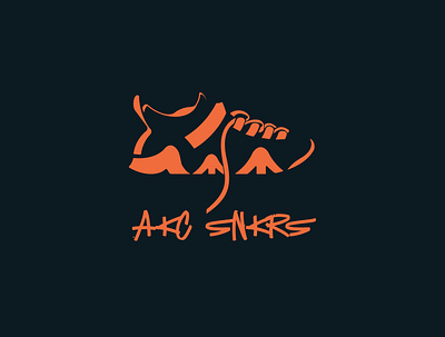 Logo for AKC SNKRS branding branding design corporate design design illustration logo logo design minimal minimal design vector