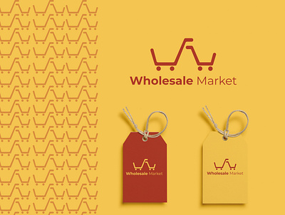 Wholesale Market E-commerce Logo Design branding branding design corporate design design ecommerce eshop illustration logo logo design minimal minimal design typography vector