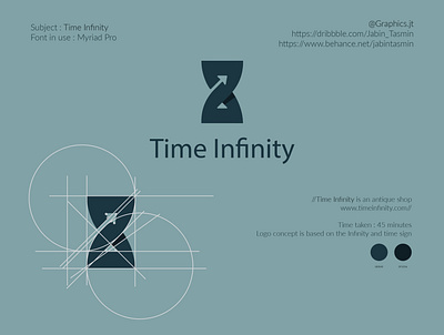 Time Infinity Logo Design bookcover bookdesign minimal branding branding design corporate design design illustration logo design minimal minimal design typography vector