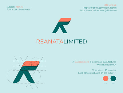 Reanata Limited logo design branding branding design corporate design design illustration logo logo design minimal minimal design typography vector