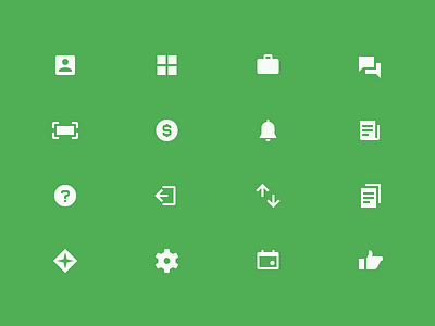 Icons Set android grabelnikov iconography icons material design minimal