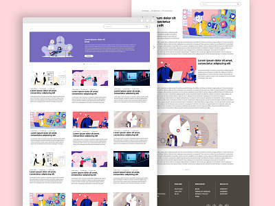 BLOG - QUASR abstract design flat illustration minimal vector web web design webdesign website website design