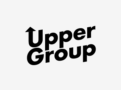 Upper Group - Wordmark Logo animation design flat illustration logo minimal vector