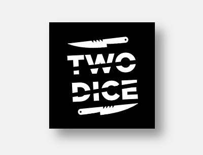 Two Dice - Logo Design design flat illustration logo minimal vector