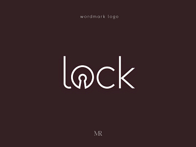 Logo Design (idea) - Lock design illustration logo minimal vector