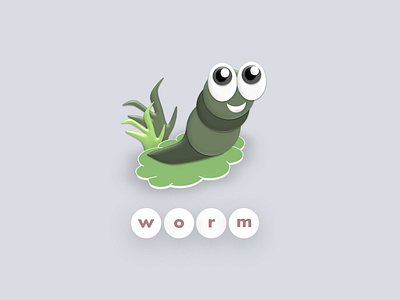 Bittiy - Worm design illustration