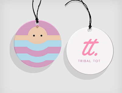 Tribal Tot Logo design illustration logo