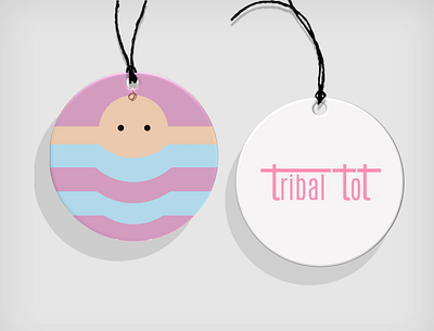 Tribal Tot design illustration logo