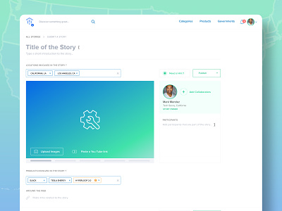 Govlaunch — Startup - Web App, Creating a Story Page
