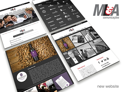 ML&A Comunicações - Site design responsive site webdesign website