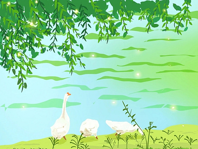 goose illustration