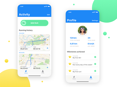 Running tracker app