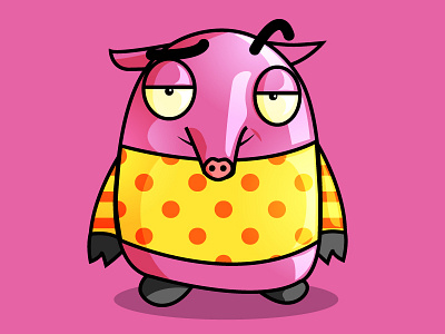 Tapink animal commission cute design freak graphicdesign illustration pig pink t shirt tapir vector