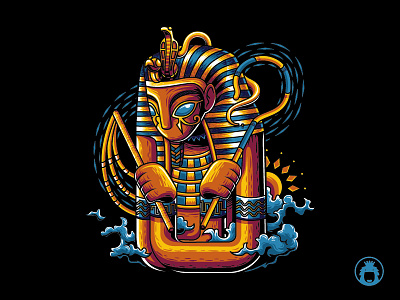 EGYPT MYTHOLOGY II apparel beast egypt egyptian god illustration ra snake t shirtdesign vector vectorart