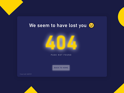 Error 404 Page