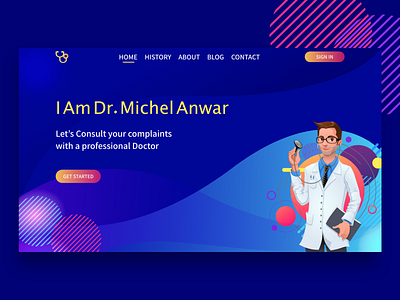 Landing Page Doctor doctor ui design webdesign
