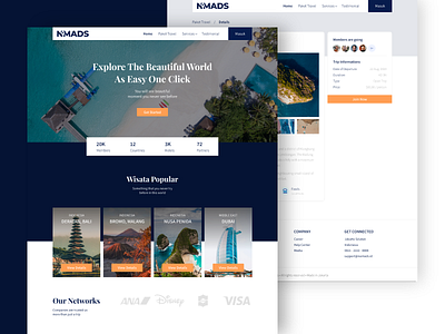 Website Paket Travel (NOMADS)