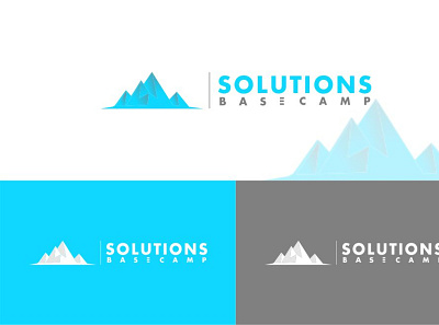 SOLUTIONS BASECAMP | LOGO DESIGN | ZITECHGRAPHICS brand design brand identity design flat graphic design illustration minimal typography ui vector