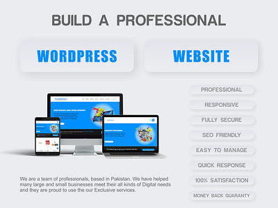 i will build PROFESSIONAL wordpress website web design web designer website wordpress