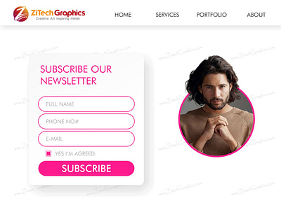 SIGN UP FORM | UI DESIGN | ZITECHGRAPHICS