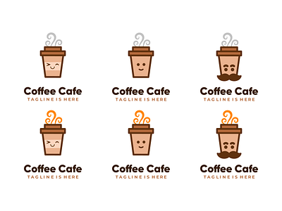 Logo Design concept for coffee shop brand design brand identity branding flat graphic design illustration logo minimal typography zitechgraphics