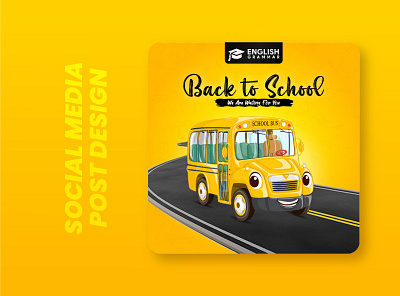 Back to School | Social Media Post Design | ZitechGraphics brand design branding design flat graphic design illustration logo minimal typography ui