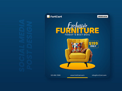 Exclusive Furniture | Social Media Post Design | ZitechGraphics