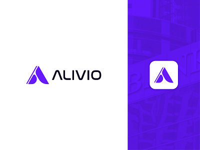 Alivio Letter A Logo design | Brand identity design brand design branding design flat graphic design logo logo design minimal typography visual visual identity